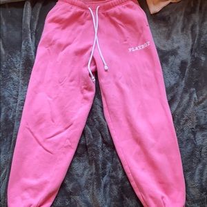 PLAYBOY BY PACUN PINK SWEATS.